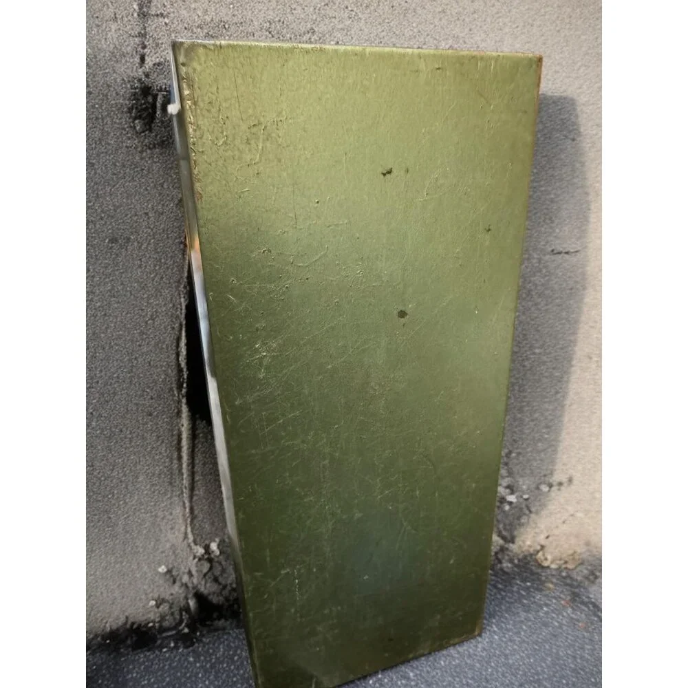 Vintage Hamilton Porta-File Green Metal File Box - No Key